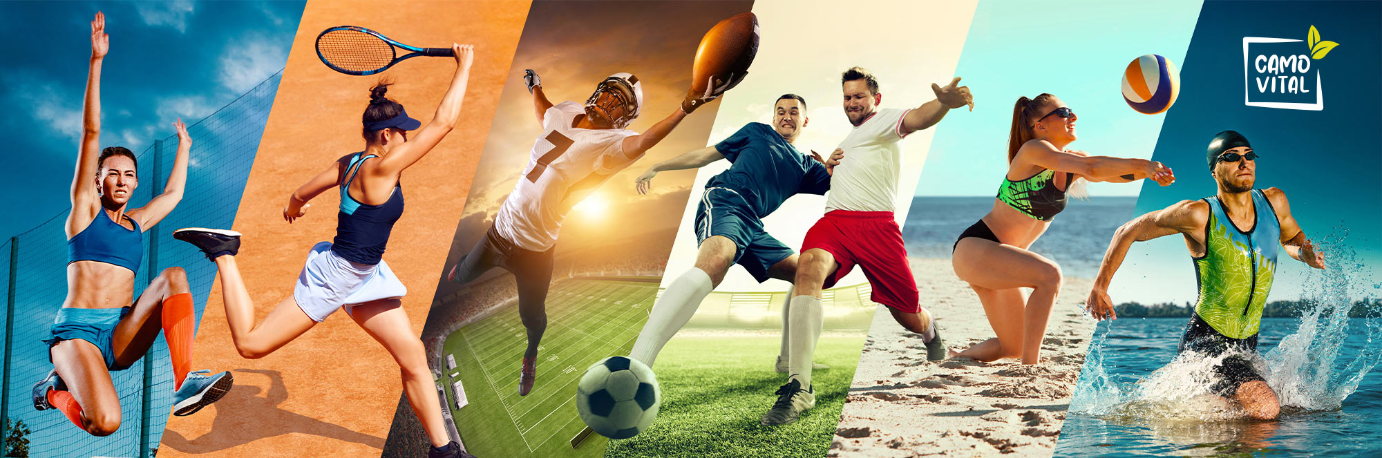 CamoVital fr Sportler, Aktive & Sportbegeisterte - Headerbild